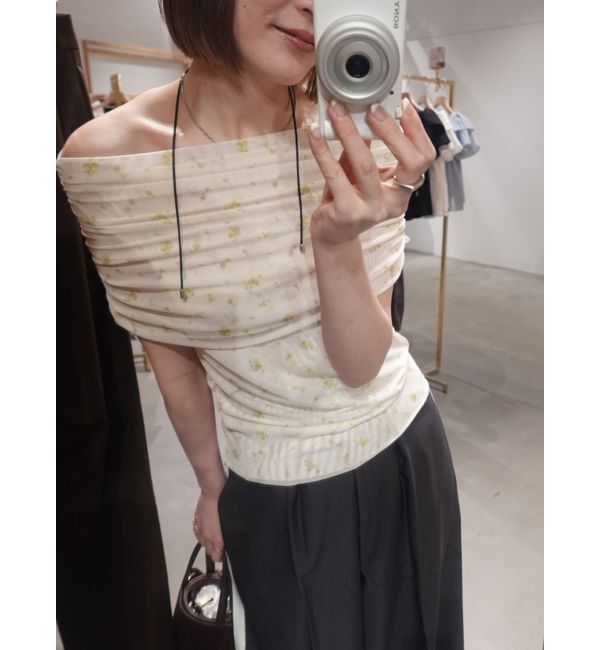 LAGUNAMOON「オフショルチュールトップス」|Tシャツ・カットソー|