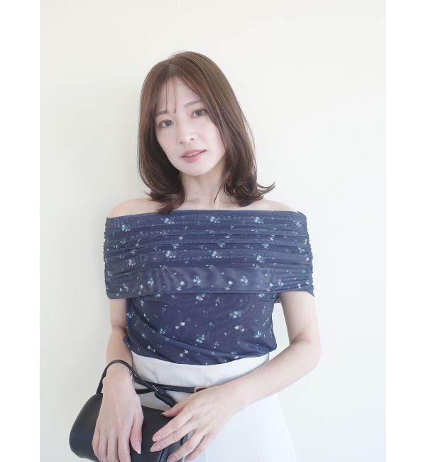 LAGUNAMOON「オフショルチュールトップス」|Tシャツ・カットソー|