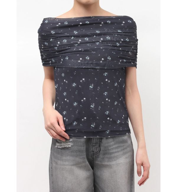 LAGUNAMOON「オフショルチュールトップス」|Tシャツ・カットソー|