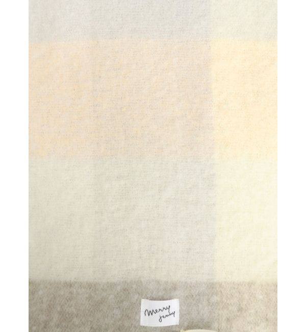 merry jenny「fluffy ribbonチェックマフラー」|マフラー|