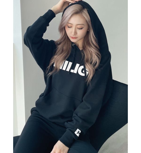 GYDA「MILIGY LOOSEスウェットパーカー」|パーカー|