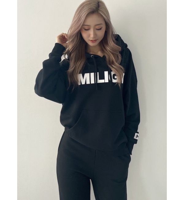GYDA「MILIGY LOOSEスウェットパーカー」|パーカー|