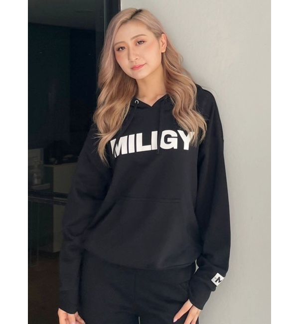 GYDA「MILIGY LOOSEスウェットパーカー」|パーカー|