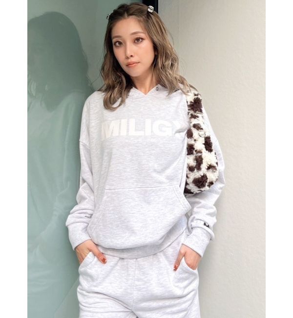 GYDA「MILIGY LOOSEスウェットパーカー」|パーカー|