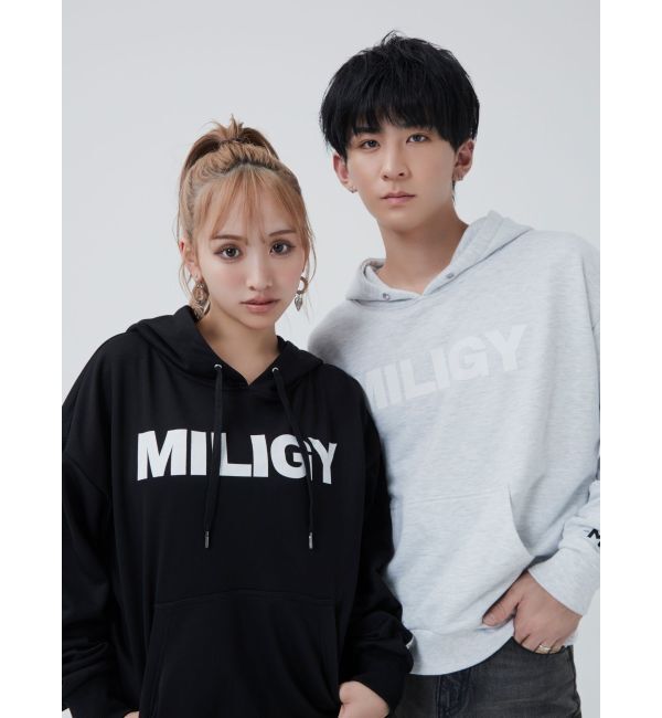 GYDA「MILIGY LOOSEスウェットパーカー」|パーカー|