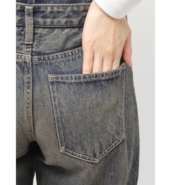 GYDA「ハイウエスト CUT OUT CARGOワイトデニムパンツ」|デニム|