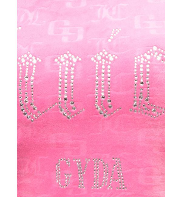 GYDA「GYDA&times;Juicy Couture GG JC Emboss Big Bling Velour Bustier」|チューブトップ|