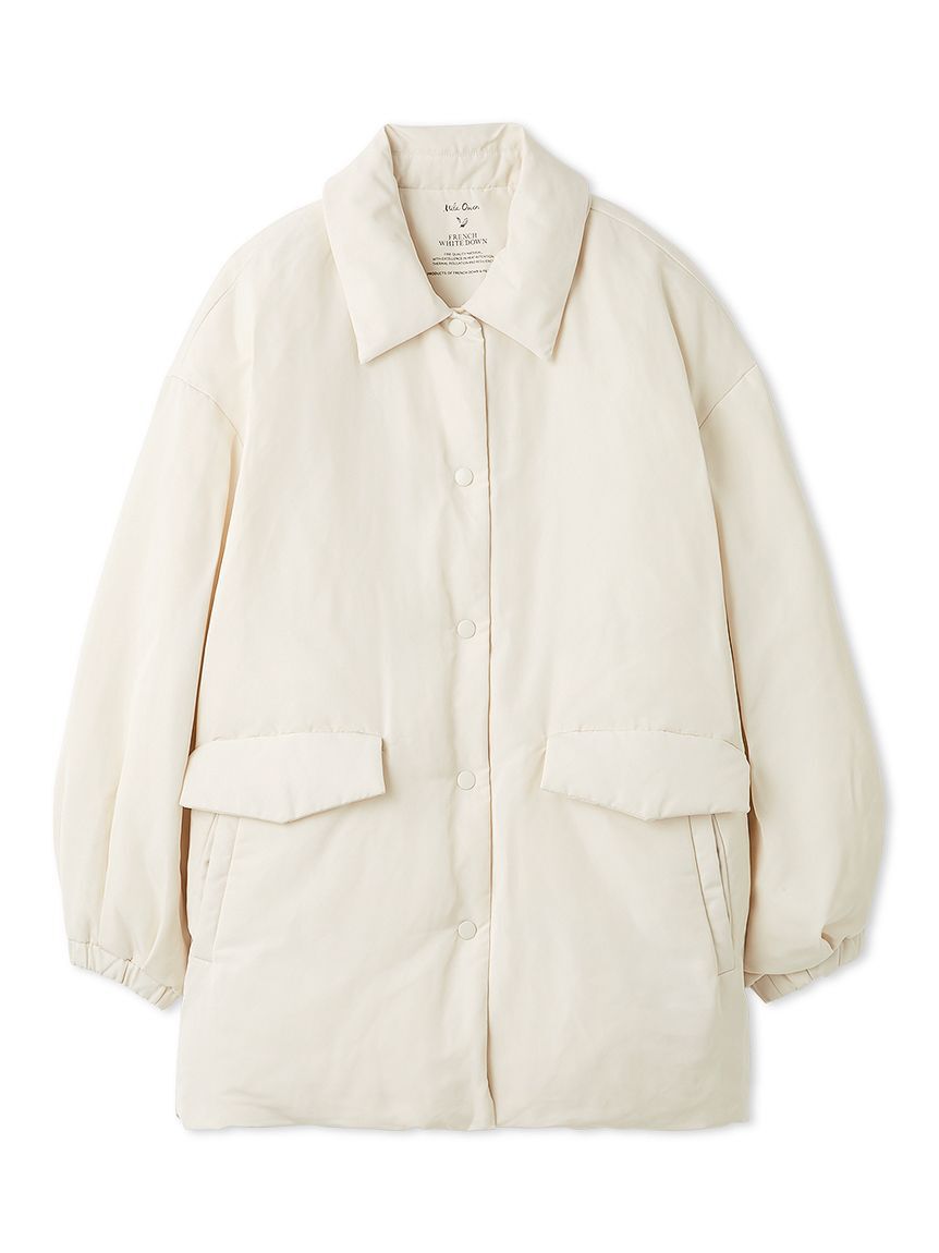 Mila Owen「ステンカラーテントシルエットダウンジャケット」|ダウン|