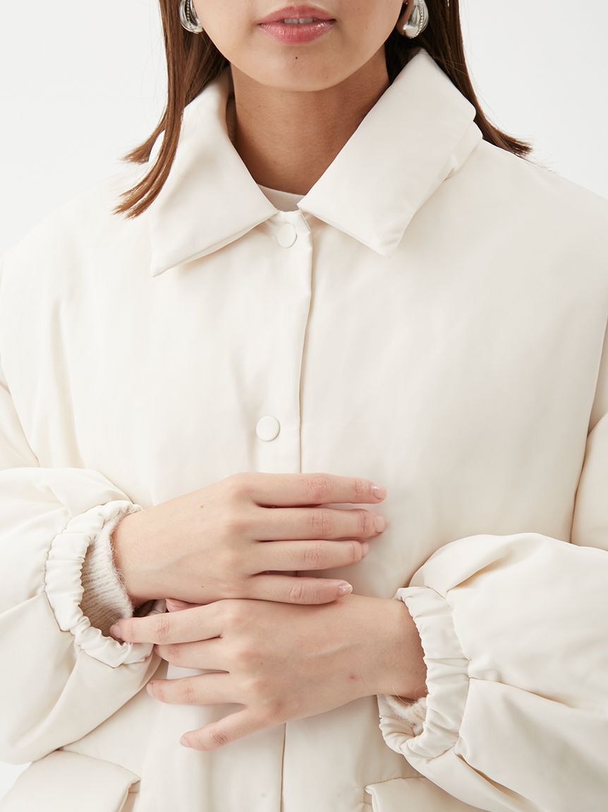 Mila Owen「ステンカラーテントシルエットダウンジャケット」|ダウン|