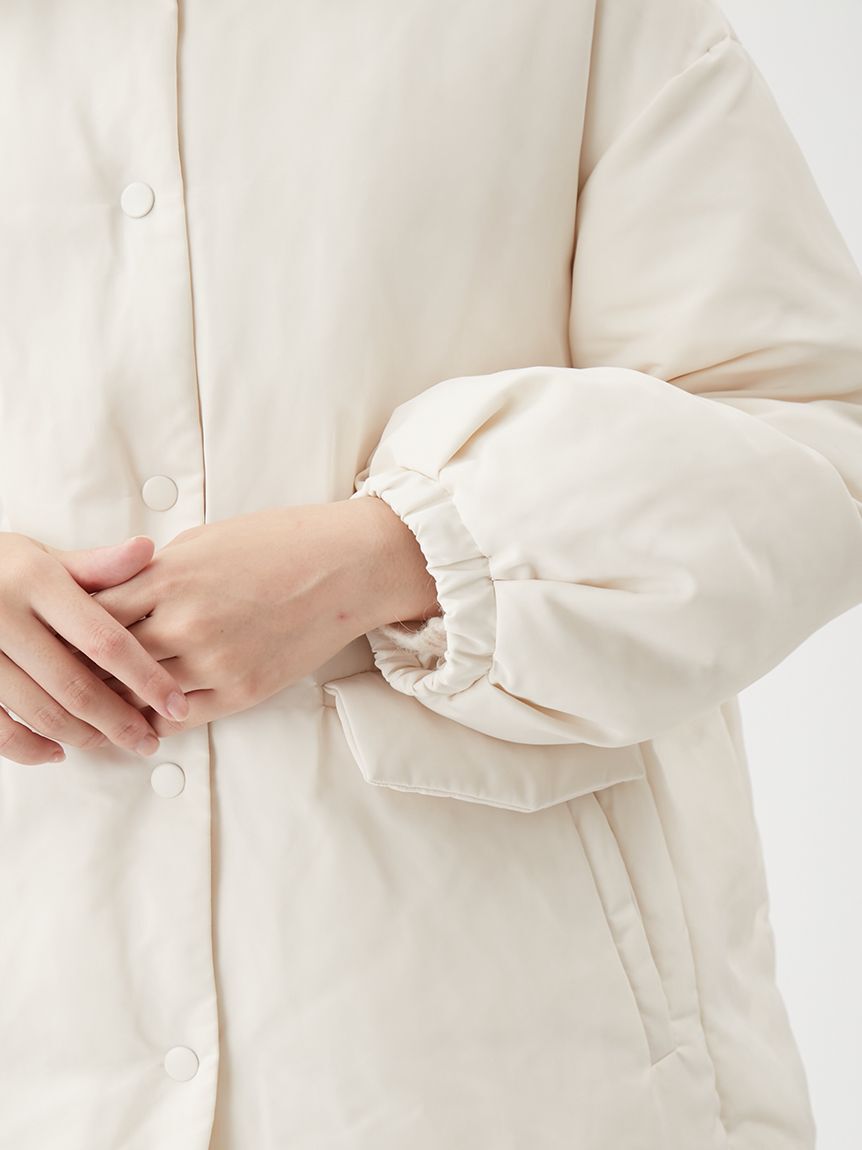 Mila Owen「ステンカラーテントシルエットダウンジャケット」|ダウン|