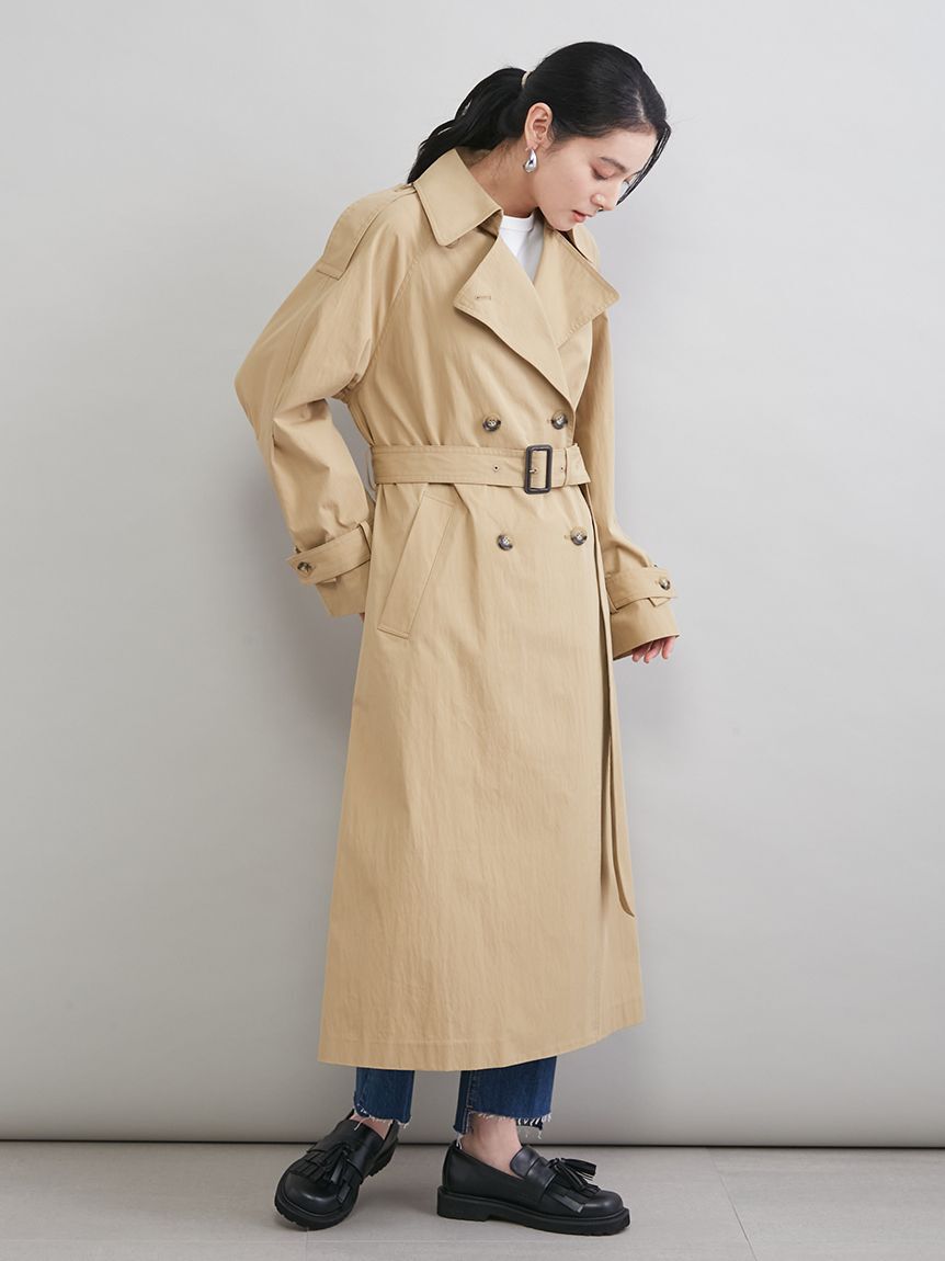 Mila Owen「撥水オーバーサイズトレンチコート」|トレンチコート|