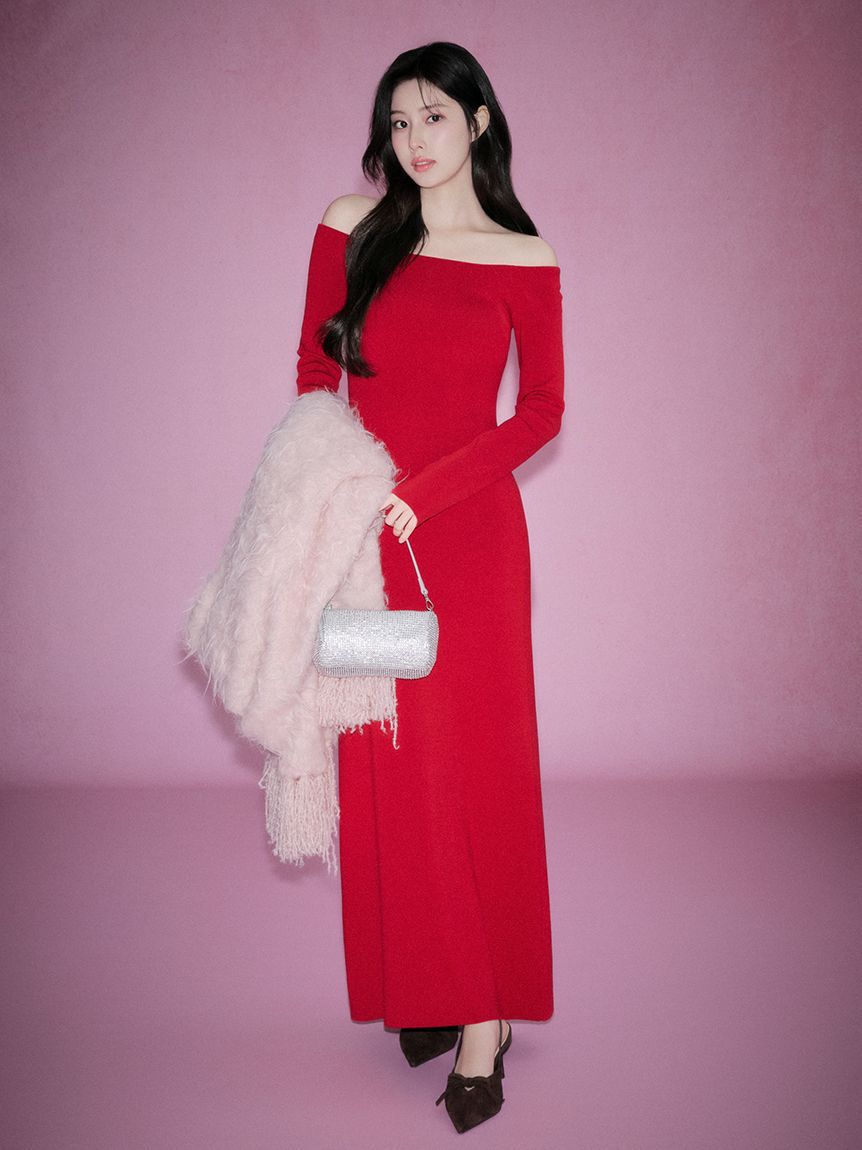 SNIDEL「ファーロングマフラー」|マフラー|