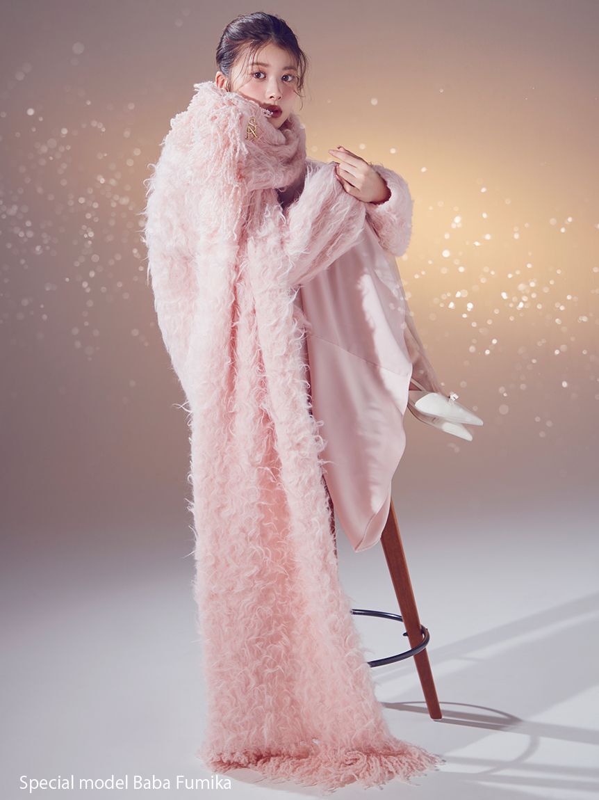 SNIDEL「ファーロングマフラー」|マフラー|