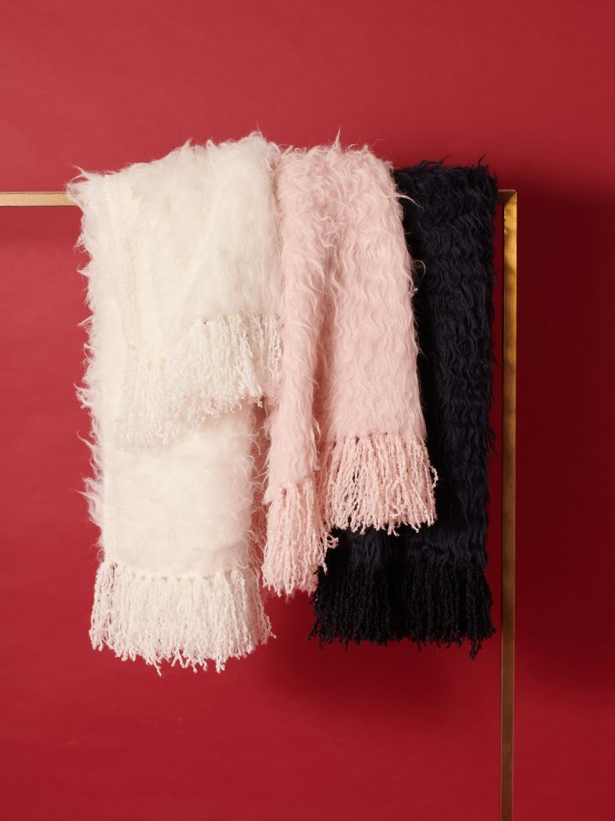 SNIDEL「ファーロングマフラー」|マフラー|