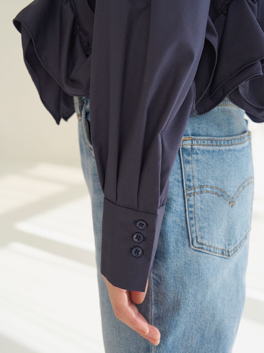 SNIDEL「ヘムボリュームシャツ」|シャツ・ブラウス|