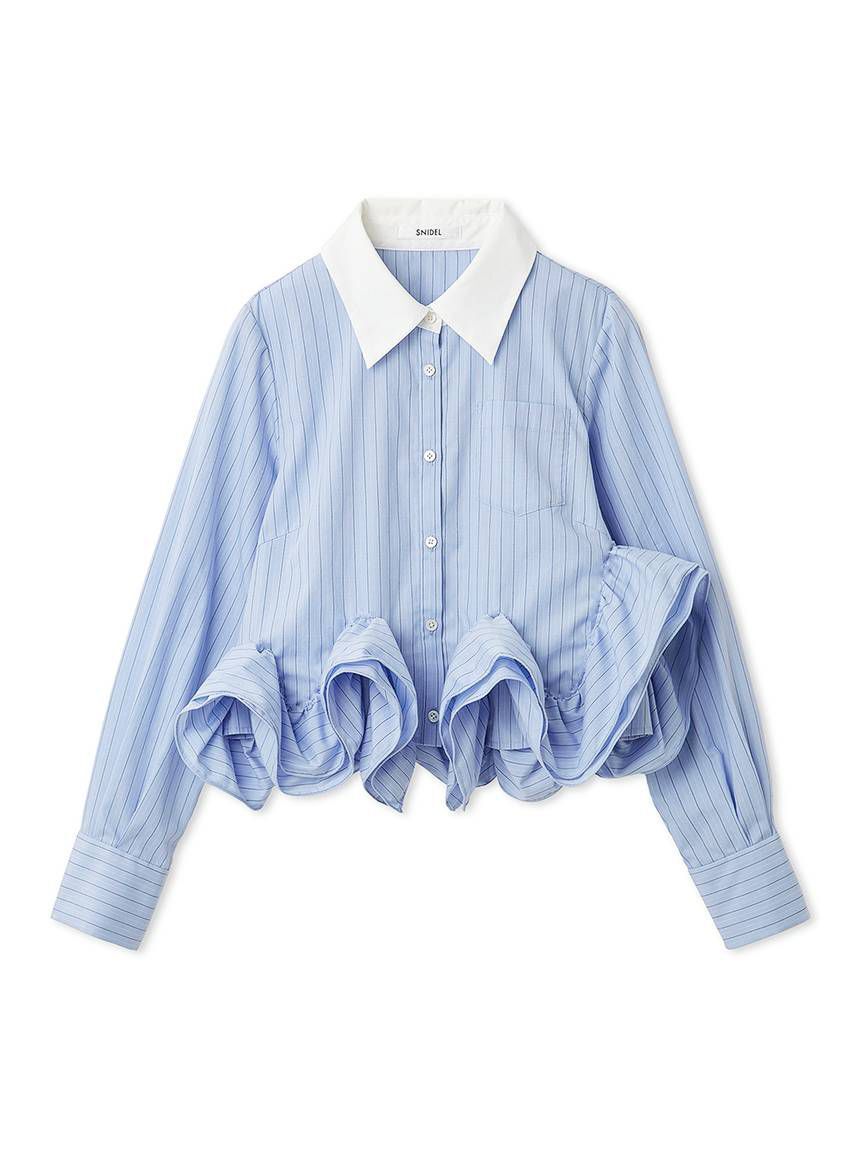 SNIDEL「ヘムボリュームシャツ」|シャツ・ブラウス|