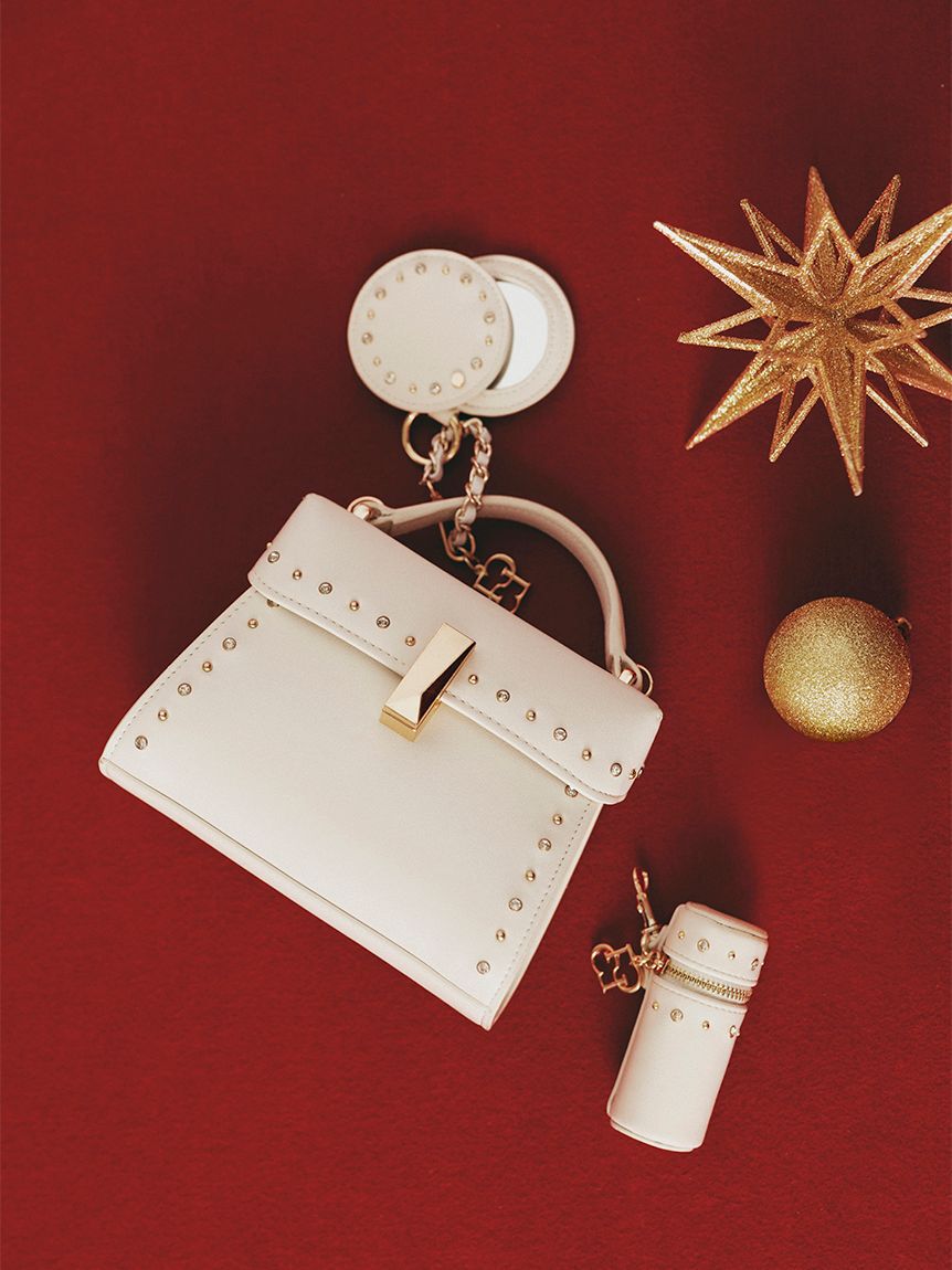 CELFORD「【リュタン】ビジュースタッズスライドミラーカスタムチャーム」|キーケース|