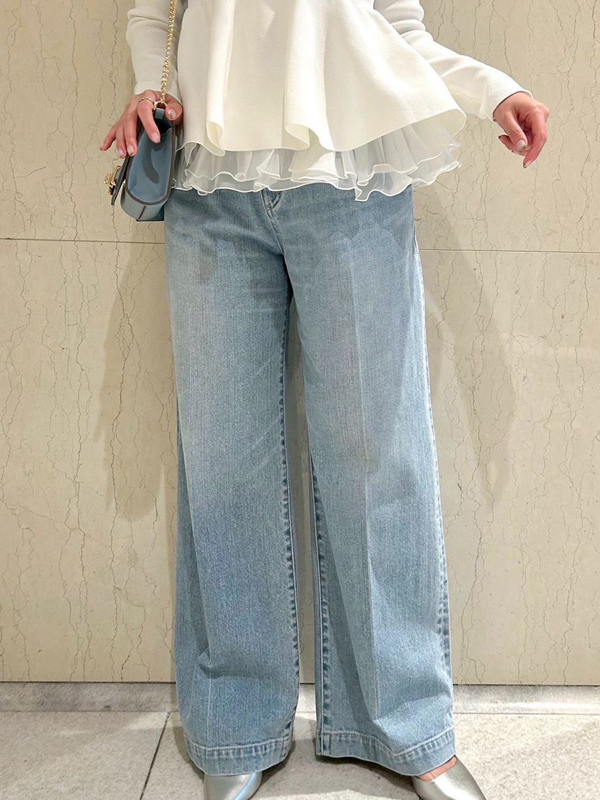 CELFORD「ペプラムドッキングニットプルオーバー」|ニット・セーター|