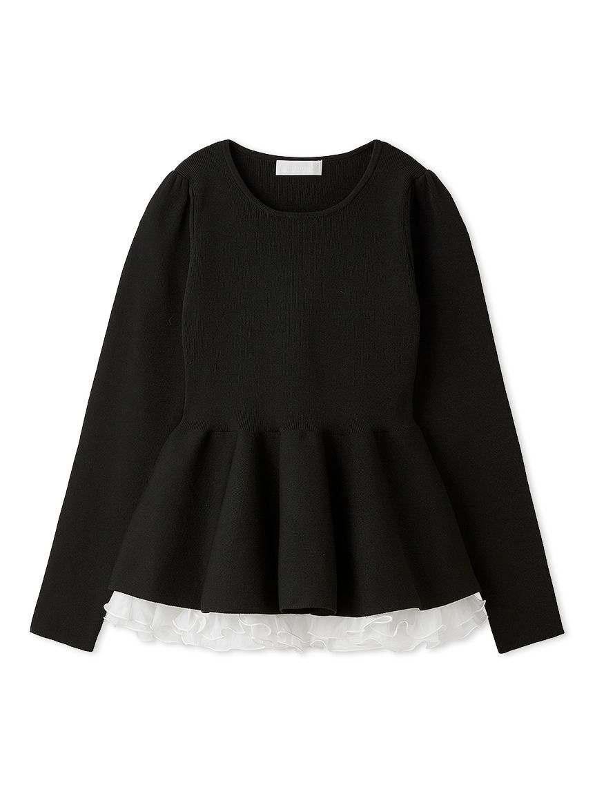 CELFORD「ペプラムドッキングニットプルオーバー」|ニット・セーター|