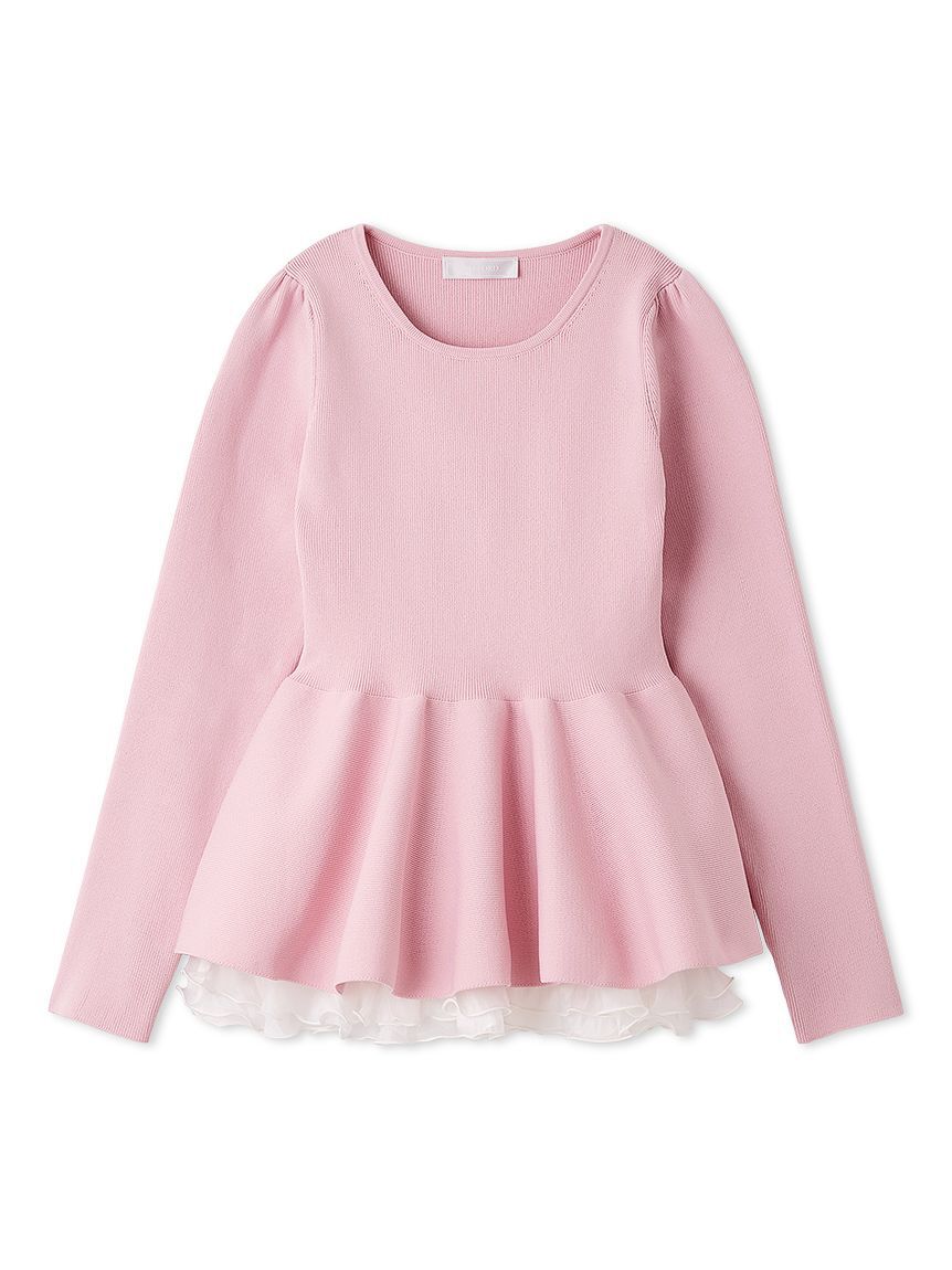 CELFORD「ペプラムドッキングニットプルオーバー」|ニット・セーター|