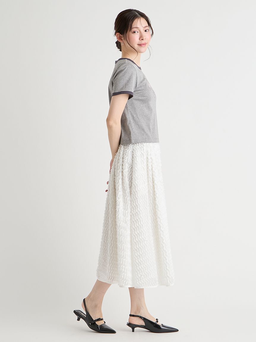 CELFORD「【洗える】カレッジロゴリンガーTシャツ」|Tシャツ・カットソー|