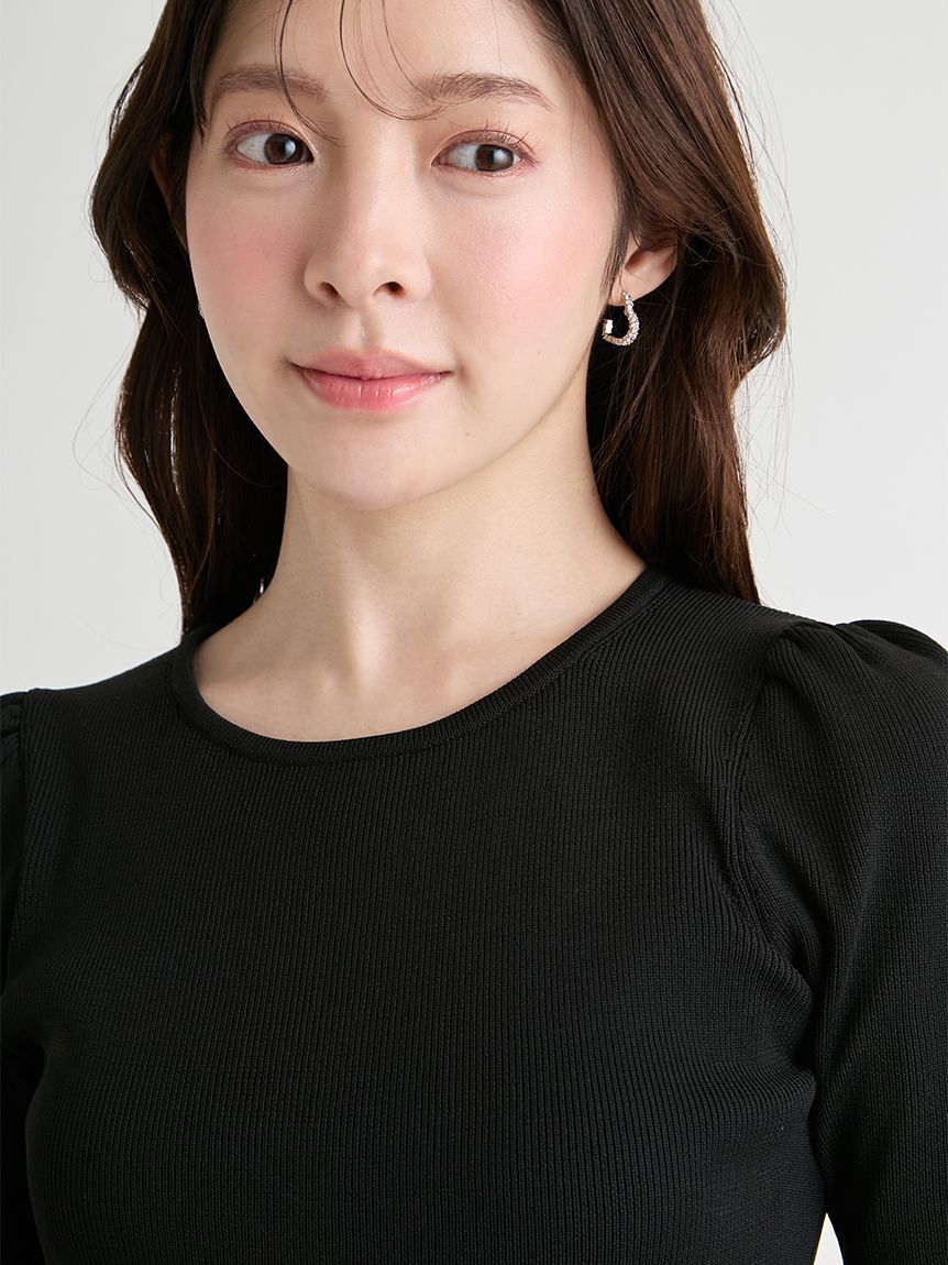 CELFORD「【洗える】ペプラムドッキングニットプルオーバー」|ニット・セーター|