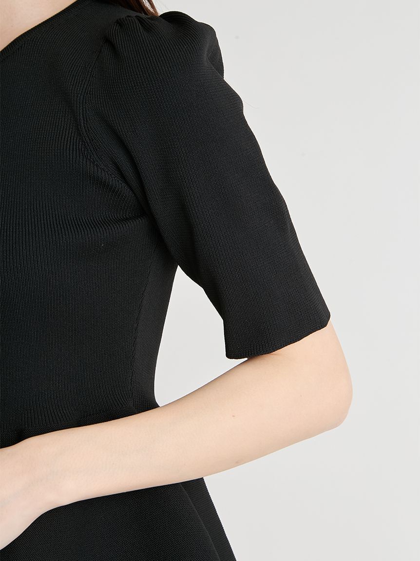 CELFORD「【洗える】ペプラムドッキングニットプルオーバー」|ニット・セーター|