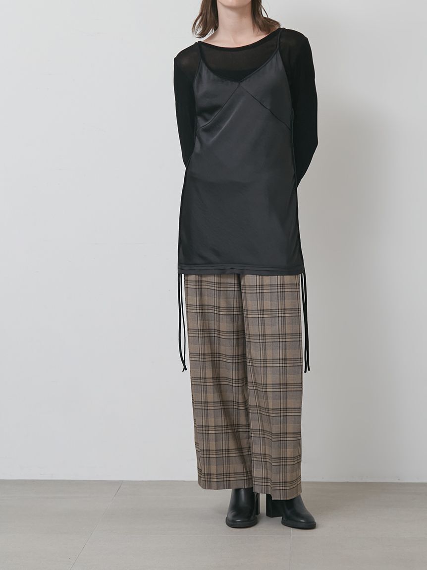 styling/「サテンキャミトップス」|Tシャツ・カットソー|