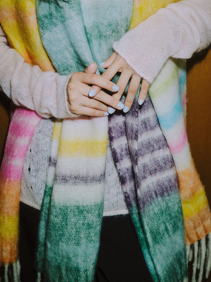 styling/「ブークレーボーダーマフラー」|マフラー|