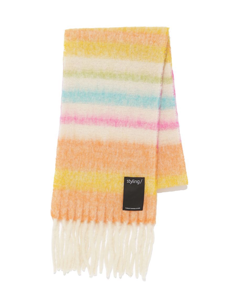 styling/「ブークレーボーダーマフラー」|マフラー|