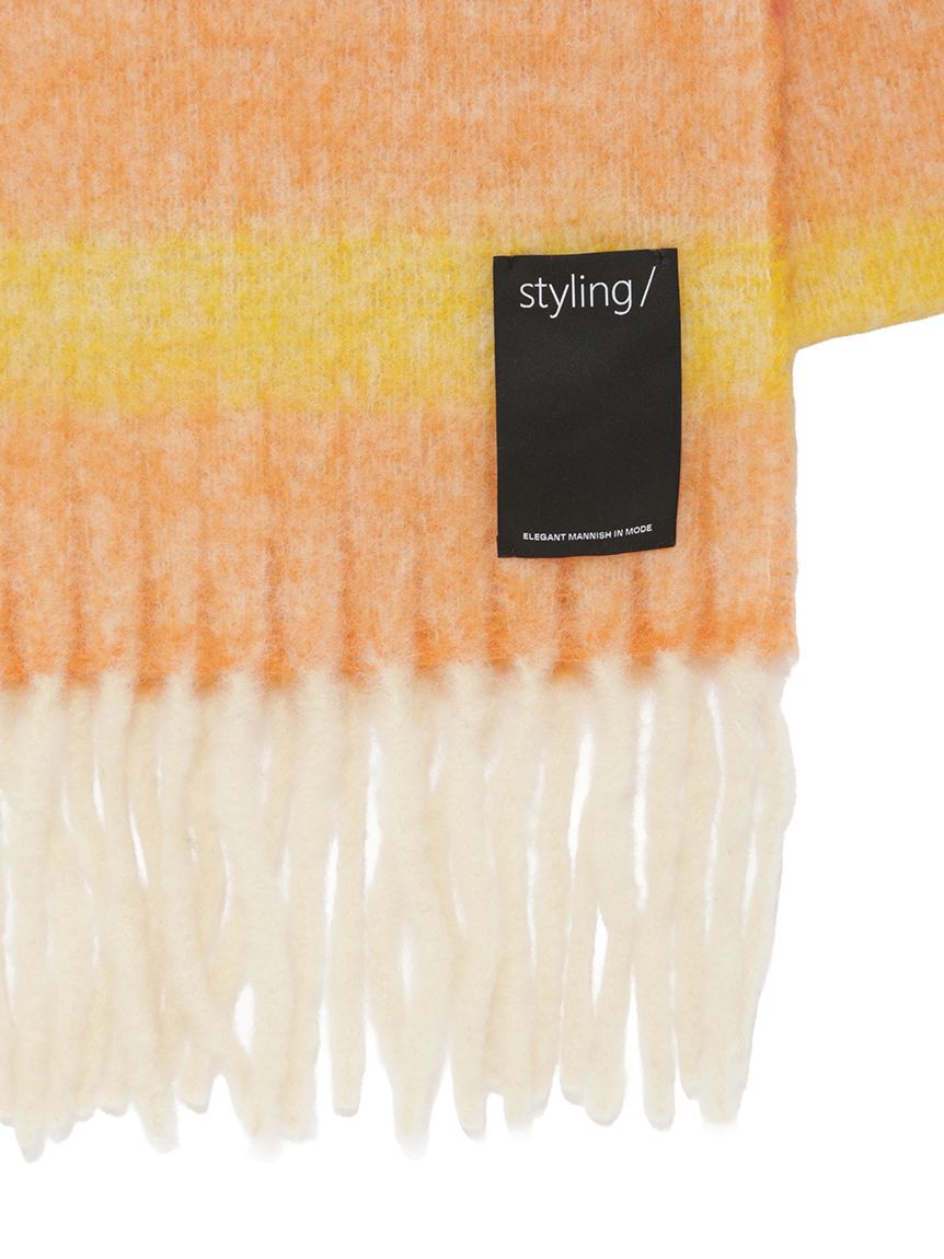 styling/「ブークレーボーダーマフラー」|マフラー|