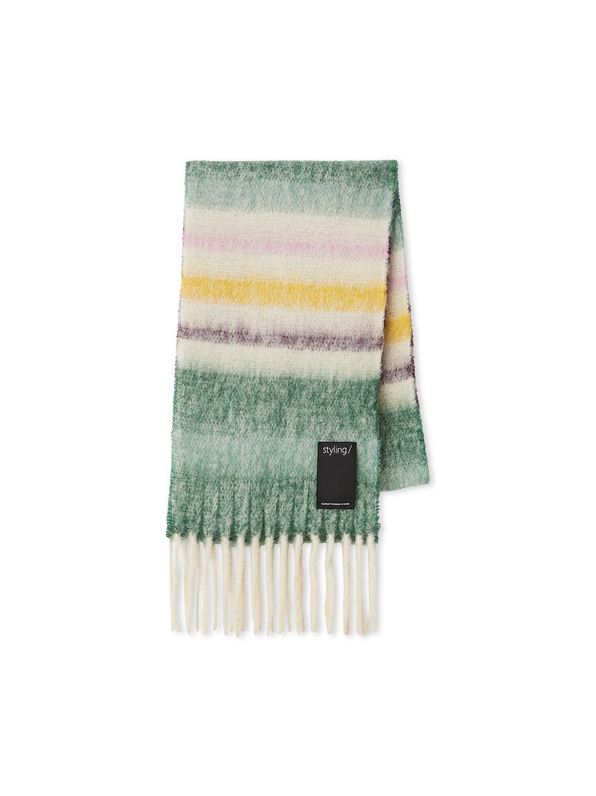 styling/「ブークレーボーダーマフラー」|マフラー|