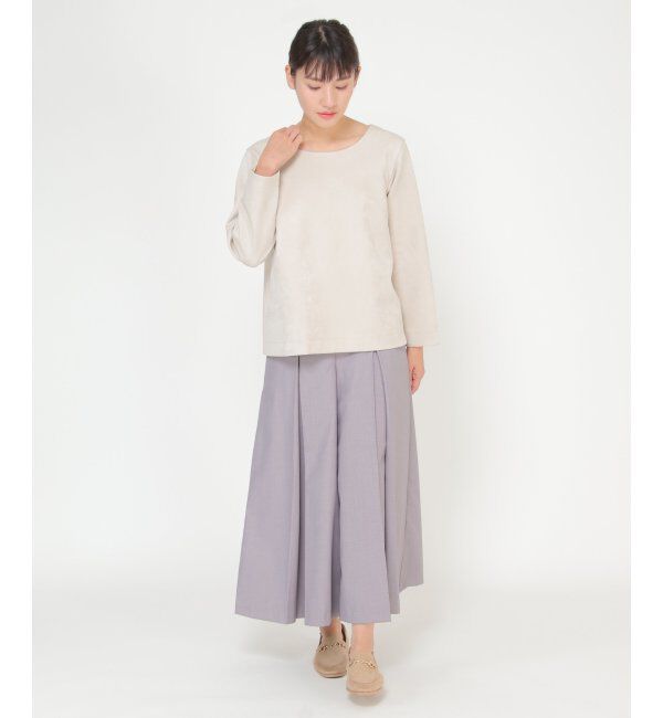 IKKA LOUNGE「ベロアダンボールプルオーバー」|Tシャツ・カットソー|