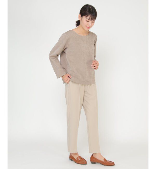 IKKA LOUNGE「ベロアダンボールプルオーバー」|Tシャツ・カットソー|