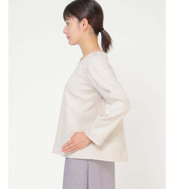 IKKA LOUNGE「ベロアダンボールプルオーバー」|Tシャツ・カットソー|