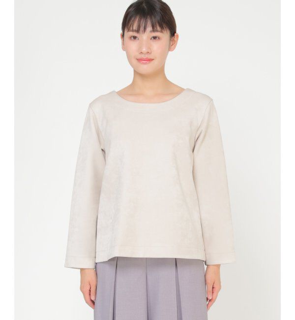 IKKA LOUNGE「ベロアダンボールプルオーバー」|Tシャツ・カットソー|