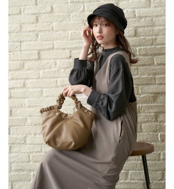 ikka「ギャザーハンドルバッグ」|その他|