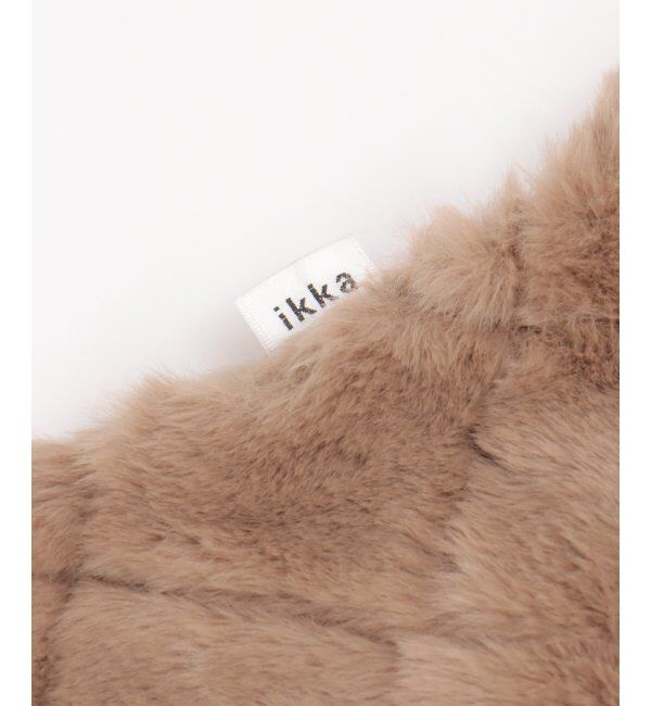 ikka「エコファーキルト差し込みマフラー」|マフラー|