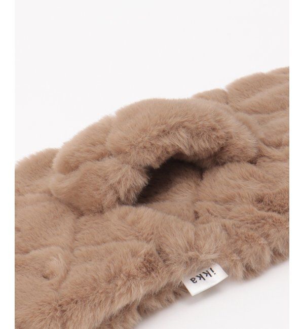 ikka「エコファーキルト差し込みマフラー」|マフラー|