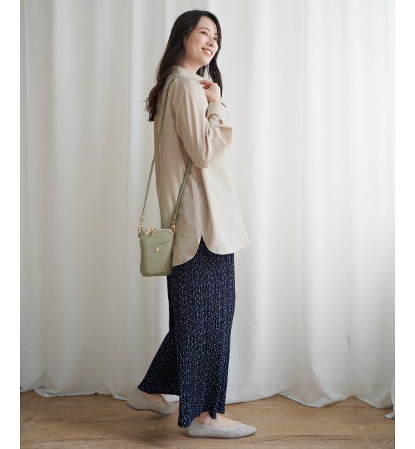 ikka「フレンチリネンMIX長袖シャツ」|シャツ・ブラウス|