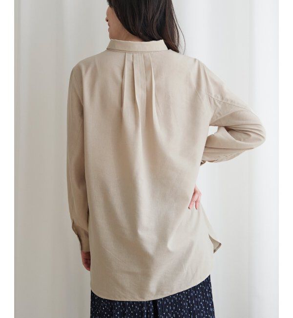 ikka「フレンチリネンMIX長袖シャツ」|シャツ・ブラウス|