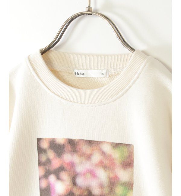 ikka kids「【親子おそろい】裏毛ロゴフォトプルオーバー（120~160cm）」|Tシャツ・カットソー|