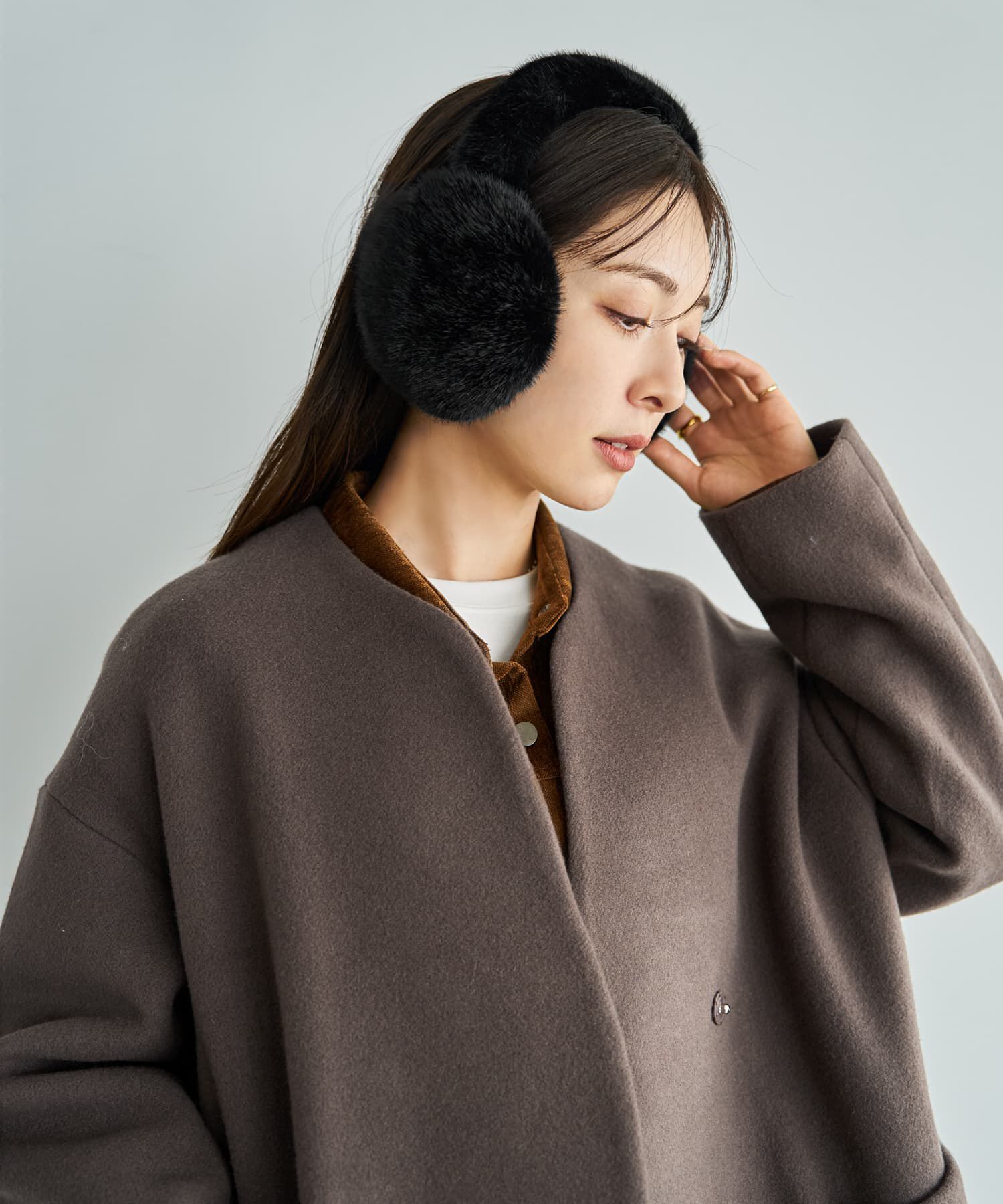 STYLE DELI「【折りたためる】ファーイヤーマフ」|その他|