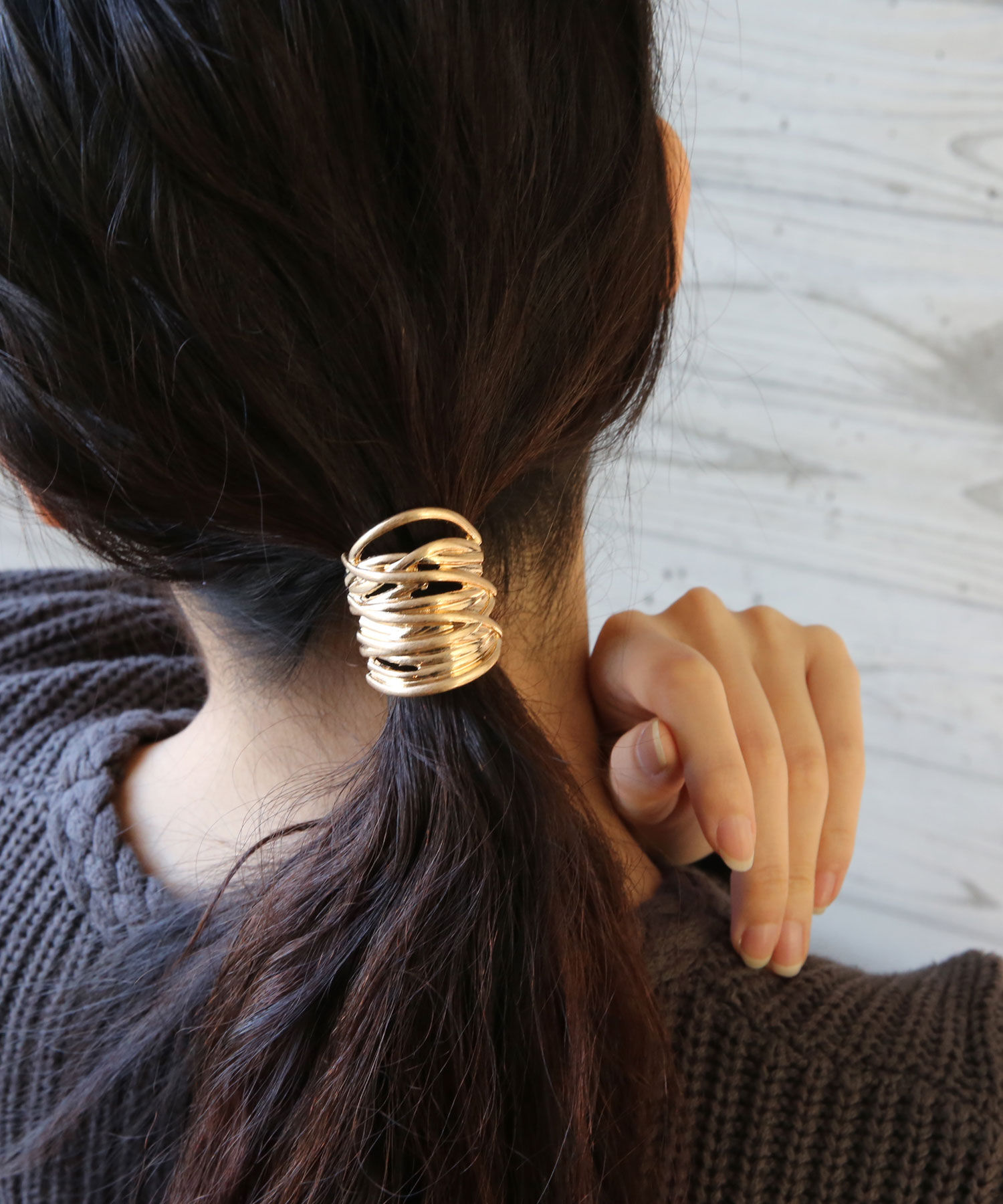 colleca la「メタルライン タイトポニー ヘアカフ/ヘアフック」|その他|