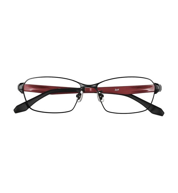  「 スクエア型 メガネ | 軽量 眼鏡 伊達めがね メタル 度付き ユニセックスSTANDARD レンズ交換券付」|メガネ|