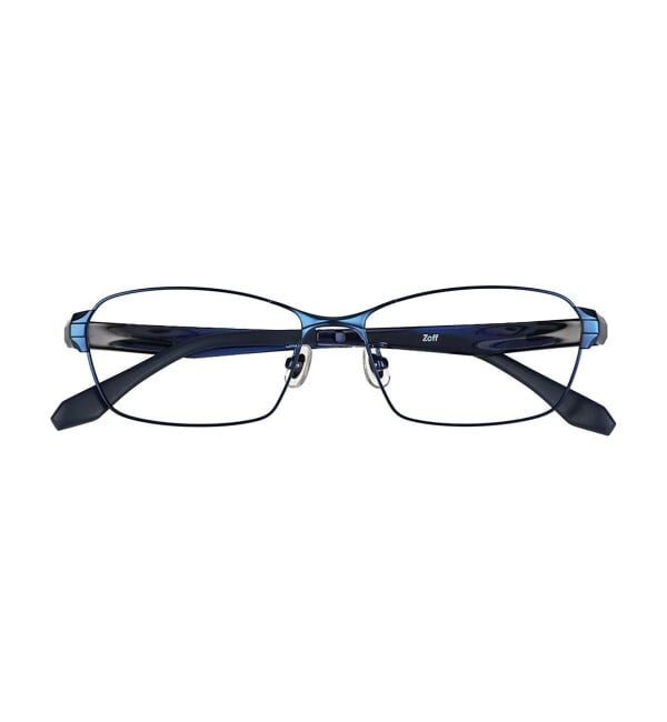  「 スクエア型 メガネ | 軽量 眼鏡 伊達めがね メタル 度付き ユニセックスSTANDARD レンズ交換券付」|メガネ|