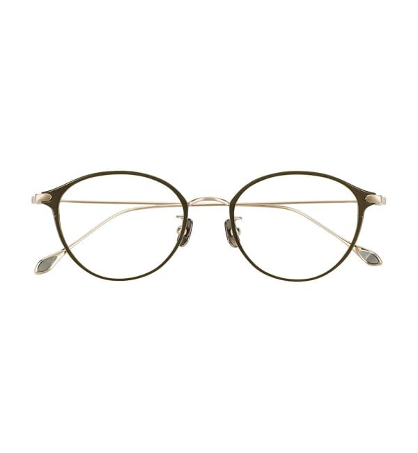  「ボストン型 メガネ | チタン 軽量 メタル 高級感 伊達メガネ TITANIUM (ビジネス) レンズ交換券付」|メガネ|オリーブ