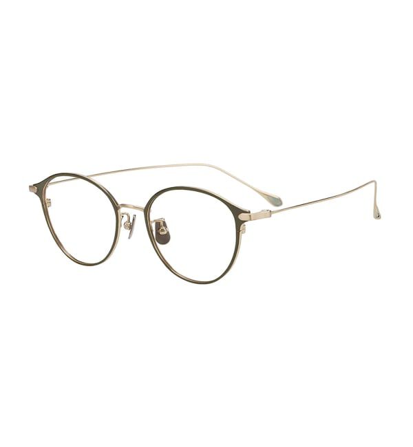  「ボストン型 メガネ | チタン 軽量 メタル 高級感 伊達メガネ TITANIUM (ビジネス) レンズ交換券付」|メガネ|