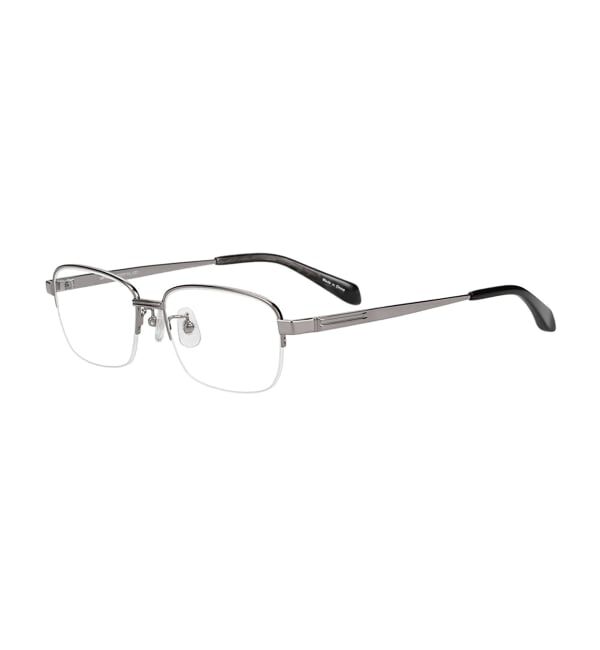  「 ウェリントン型 メガネ | 軽量 眼鏡 伊達めがね メタル BASIC METAL (ベーシックメタル) レンズ交換券付」|メガネ|