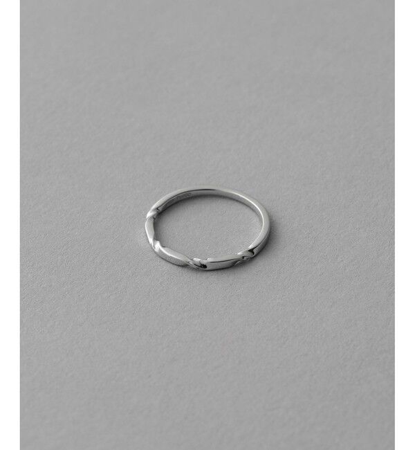 ete「[レイヤード] PT900 ツイスト リング」|リング|